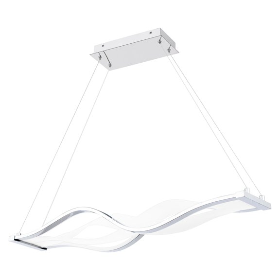 Quoizel Lighting - Saratoga - 28W LED Linear Chandelier In Contemporary Style-5