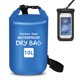 thumbnail image 1 of Bolsa seca impermeable de 10L y funda para teléfono, enrollable, bolsa de compresión seca y soporte Abanopi Paquete seco, 1 of 7