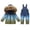 Dark Blue, variant on vdgthytj Little Boys Girls 2 Piece Snowsuits Winter Gradient Outfits Long Sleeve Full Zip down Jackets and Bib Snow Pants Toddlers Warm Outdoor Ski Sets(1-2Years,Pink)