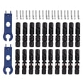 thumbnail image 2 of Waterproof Solar Connectors Solar Connectors with 10 Pairs Male Female Plug Spanners Waterproof Flame Retardant Solar Panel Cable Connectors, 2 of 8