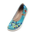 thumbnail image 2 of UIN Women's Ballet Flats Cute Casual Fancy Knit Art Painted Comfort Soft Round Toe Shoes Cubic Butterflies, 2 of 9