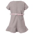 thumbnail image 2 of Richie House Girls' Girl Shortleeve Dress With Faux Leather Waist Belt RH1744, 2 of 2