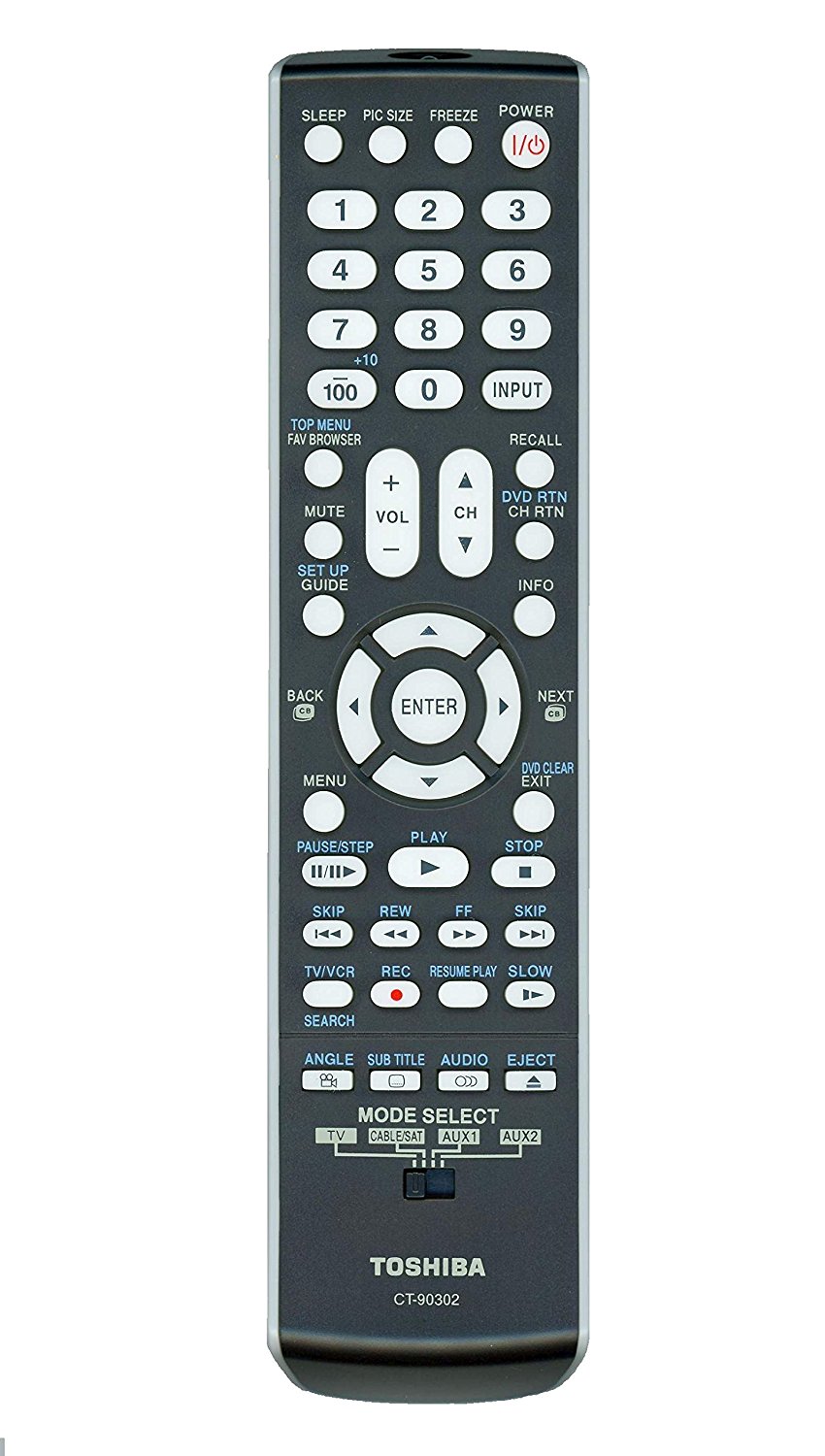 Original CT-90302 LCD TV Remote Control, P/N 75010932 (Substitute for CT-90275),  Compatible Models: 19AV500, 19AV501, 19AV51U, 22AV500, 26AV500,.., ...