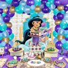 Aladdin Party Decorations Jasmine Aladdin Balloon Garland Hanging Garland for Princess Birthday Arabian Nights Party Supplies 92 Pack