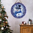 thumbnail image 6 of DefiDgd Christmas Snowman Wooden Hanging Sign for Front Door,Door Hanging Sign Winter Holiday Decor for Home Window Wall Farmhouse Indoor Outdoor, 6 of 7