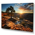 thumbnail image 2 of Designart "Melodic Canyons II" Landscapes Canvas Print, 2 of 5