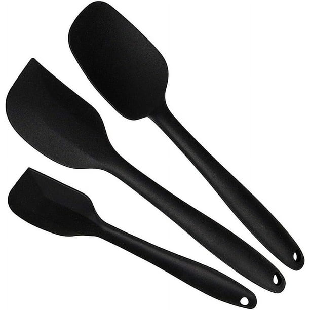 Herramienta para mezclar y hornear, juego de espátulas de silicona, resistente al calor hasta 500 °F, antiadherente, apta para utensilios de cocina, espátula sin costuras, diseño de una pieza para