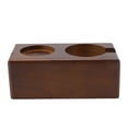 thumbnail image 2 of Wood Coffee Filter Tamper Holder Stand 3 Holes 58mm 53 54mm Distributor Storage Rack for Home and Cafe, 2 of 8