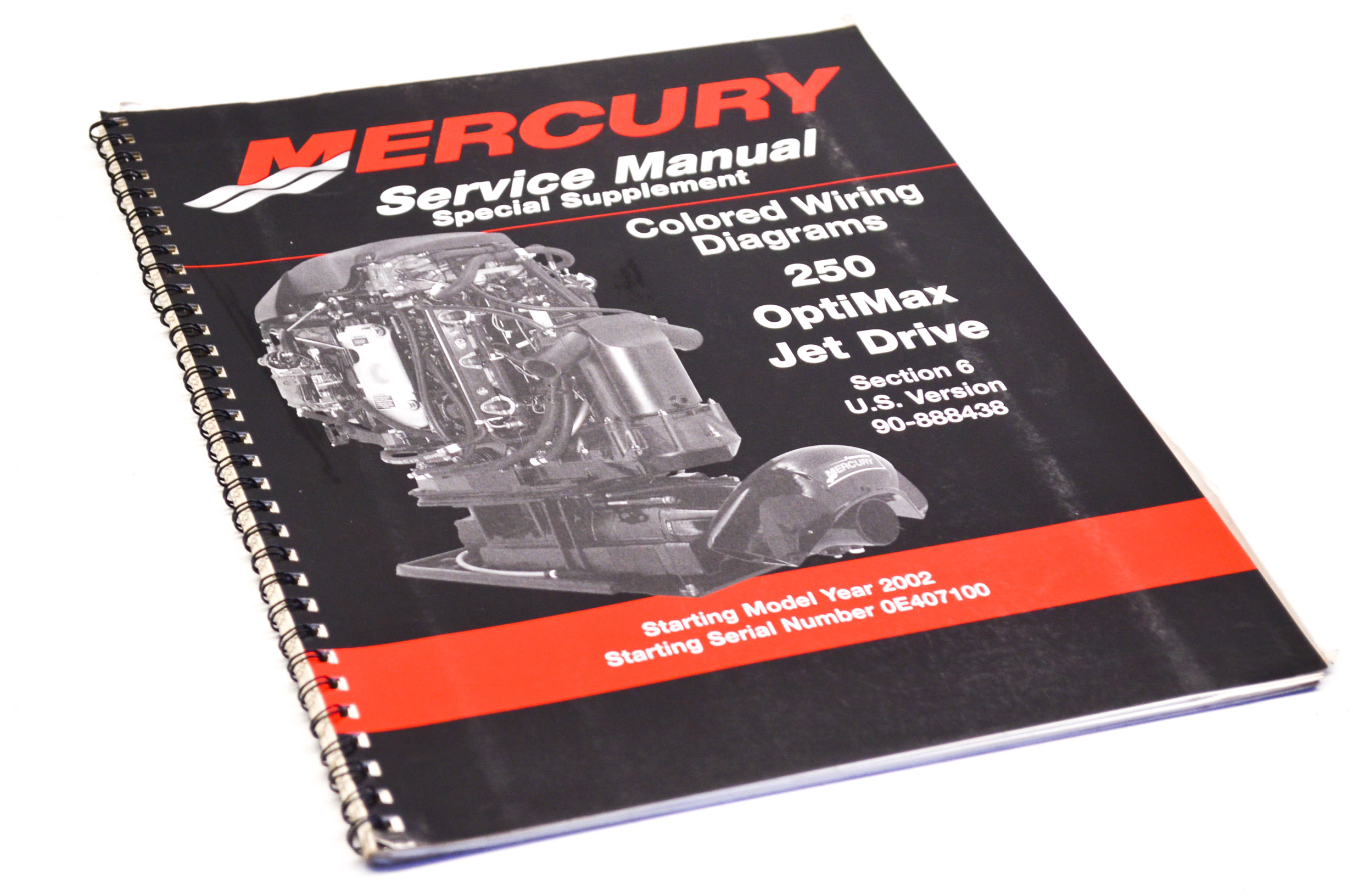 Mercury 90-888438 Service Manual 250 Optimax Jet Drive Section 6 QTY 1 -  Walmart.com