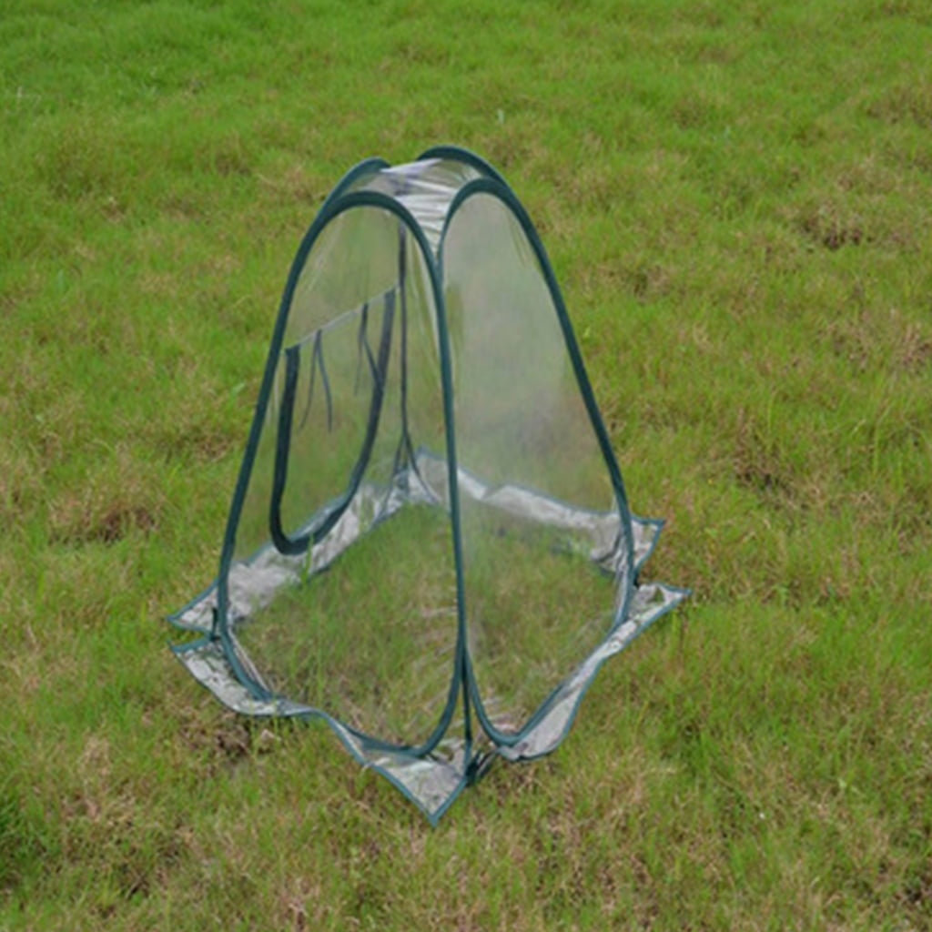 Mini Pop-up Waterproof Greenhouse Indoor Outdoor Gardening Flowerpot Cover Backyard Flower Shelter