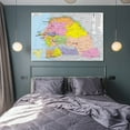 thumbnail image 4 of Senegal Map Posters Canvas Poster Wall Art Picture Prints Hanging Photo Gift Decor Home Posters Artworks 24x36inch(60x90cm), 4 of 6