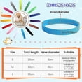 thumbnail image 2 of 45 Pieces Puppy Whelping Collars Double-Sided Newborn Pet Identification Bands 3 Sizes Adjustable Puppy Collars Soft Co, 2 of 5