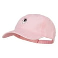 thumbnail image 2 of Border Collie Head Embroidered Washed Cap - Pink OSFM, 2 of 5