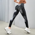 thumbnail image 2 of DAFEI Womens Solid Color Pocket Straight Tube Loose Stretch Yoga Pants Color Contrast Solid Pants, 2 of 4