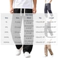 thumbnail image 3 of YLSDY Men's Wide Leg Oversized Pants, Elastic Waist Drawstring, Baggy Streetwear Trendy Casual Trousers Dark Gray XXXXXL, 3 of 9