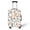 Terrazzo Texture Design, variant on HELLHERO Simple Installation Suitcase Cover for Daily Travel Family Travel, Polyester Ammonia Anti Abrasion Luggage Cover, kitten Paw Prints