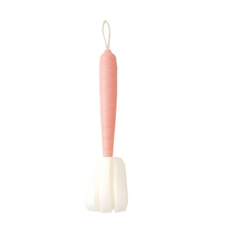 

Bottle Soft Brush Cup Brush Creative Carrot Shaped Handle Sponge Brush for Cups New