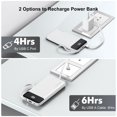 thumbnail image 3 of Cargador portátil Power Bank penaover de 10000 mAh con cable, 3 of 7