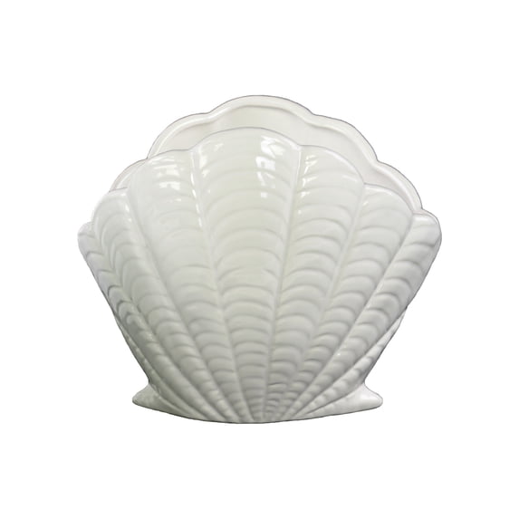 Urban Trends Collection: Ceramic Seashell Figurine Gloss Finish