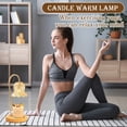 thumbnail image 5 of COSTYLE Fragrance Candle Warmer Lamp with 2 Bulbs, Electric Candle Warmer with Timer & Dimmer, Mothers Day Gifts for Mom, House Warming Gifts New Home Bedroom Decor, 5 of 9
