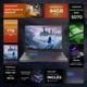 thumbnail image 2 of Laptop Gamer ASUS ROG Strix G16 GeForce RTX 5070 8GB DLSS 4.5 Ryzen 9 8940HX 64GB DDR5 1TB 16" IPS FHD+ 165Hz Teclado Ingles, 2 of 5