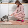 thumbnail image 4 of Kitchen Rugs and Mats Non Skid Washable Spring Flowers Floral Kitchen Mat and Rug Set,Floor Cushion Absorbent Rug,Rubber Backed Area Rugs for Kitchen Laundry, 4 of 7