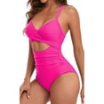 thumbnail image 6 of KYAIGUO Women's One Piece Bikini Swimsuits Slimming Swimwear Plus Bathing Suits, 6 of 8