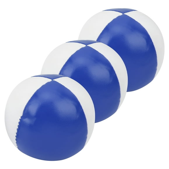 Pelotas de malabarismo, 3 piezas de cuero de PU para malabarismo en interiores, pelotas de malabarismo portátiles, compactas y livianas