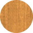 thumbnail image 1 of Ahgly Company Indoor Round Abstract Orange Contemporary Area Rugs, 3' Round, 1 of 1