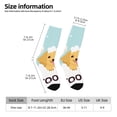 thumbnail image 2 of Picia Cute Dog In Bathtub1 Print Athletic Socks for Men & Women – Cushioned Moisture-Wicking Crew Socks for Sports, Running, and Training, Soft & Breathable Size 5-11, 2 of 6