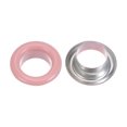 thumbnail image 4 of Uxcell 300set Grommets Kit Metal Eyelets 8mm 3/10" Hole Tiny Grommet for Shoes Clothes Belt Tag DIY Project, Pink, 4 of 6