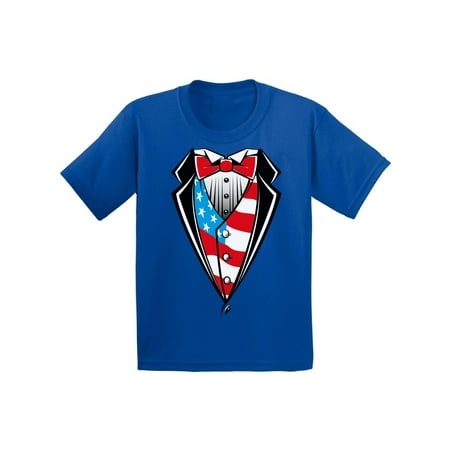

Awkward Styles American Tuxedo Toddler Shirt 4th July Party Patriotic Kids T shirt 4th of July Tshirt for Boys and Girls USA Kids T-shirt 4th of July Shirts for Boys 4th of July Shirts for Girls