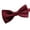 Maroon, variant on Eosunjian Bow Tie Solid Color Wear Easily Polyester Adjustable Bow Tie Pre Tied for Formal Occasions Maroon