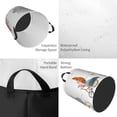 thumbnail image 4 of Fotbe Animals in Transport Laundry Basket with Handles, Waterproof Large Laundry Hamper, Wash Bag for Corner Dorm, Rolling Laundry Basket with Handles-Medium, 4 of 8