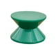 thumbnail image 3 of Taburete de sofá con forma de reloj de arena, mesita de noche, mesa auxiliar decorativa redonda pequeña, mesa auxiliar para sala de estar, decoración 2 niveles, 3 of 10