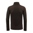 thumbnail image 3 of INSPIRE CHIC Men's Sweaters Pullover Turtle Neck Long Sleeve Stretchy Slim Fit Tops 50 Brown, 3 of 8