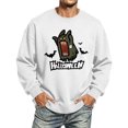 thumbnail image 4 of Men Halloween Themed Sweatshirt Funny Pumpkin Ghost Print Casual Long Sleeve Spooky Pullover Sweatshirt New Stylish Comfy T-Shirts White S, 4 of 5