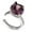 Purple, variant on Comfortable Alloy Ear Clip Jewelry For Sensitive Ears No Hole Required Elegant Look