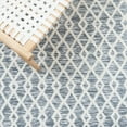 thumbnail image 6 of Safavieh Easy Care Korbin Cross Polyester Machine Washable Area Rug, Gray/Ivory, 5' x 8', 6 of 11