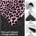 thumbnail image 3 of Pink and Black Of Leopard Print Kitchen Rugs Sets Of 3,Kitchen Runner Rugs Non Skid Washable,Decorative Kitchen Floor Mats for Kitchen,Sink,Laundry,17"x30"+ 17"x47" + 17"x59", 3 of 6
