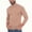 Beige, variant on Men's Turtleneck Long Sleeve Slim Fit Compression Shirt Solid Color Mock Neck Pullover Top for Casual Workout Office Wear