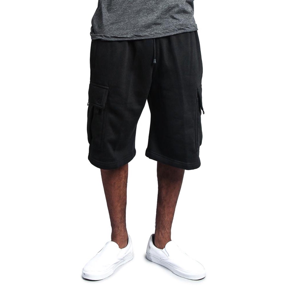 cargo sweat shorts with pockets
