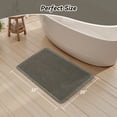 thumbnail image 4 of SIXHOME Bathroom Rugs Waffle Bath Rug Super Soft Absorbent Non Slip Bath Mat Beside Tub Rubber Backed Machine Washable Bathroom Rugs with Tassels Boho Bathroom Decor 20" x 32" Green, 4 of 7