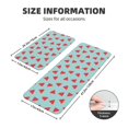 thumbnail image 2 of Xecao Watermelon Patten Kitchen Rugs and Mats Sets,2 Pieces Non-Slip Washable Rugs, Kitchen Mat for Floor,Suit for Kitchen Decor and Accessories, 2 of 6