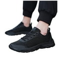 thumbnail image 3 of Caqnni Mens Running Shoes Breathable Lightweight Comfortable Fashion Non Slip Sneakers for Men (Black,39), 3 of 9