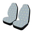 thumbnail image 1 of Champagne Pattern Print Design 03 Universal Fit Car Seat Covers, 1 of 2