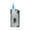 Chrome, variant on Vertigo Saber Double Torch Lighter with V Cutter – Black