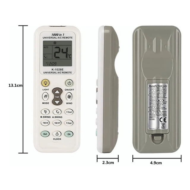 Control remoto de aire acondicionado, control remoto de aire acondicionado, control remoto de aire acondicionado de plástico, controlador de aire acondicionado universal, artesanía excepcional
