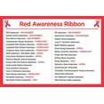 thumbnail image 5 of The Awareness Company Silicone Drug & Alcohol Awareness Medical ID Bracelet, Red (50 Pack), 5 of 5