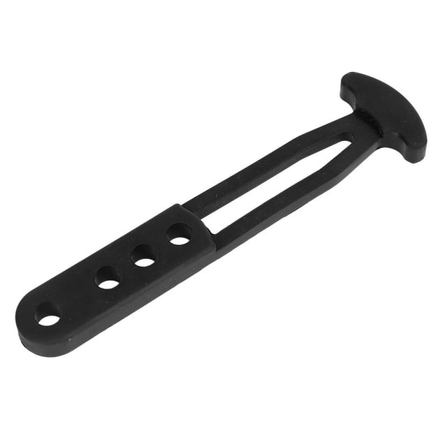 Boat Ladder Strap, Elastic T Shaped Black Marine Retaining Ladder Strap 4 Adjustable Mounting Holes For Fixing
